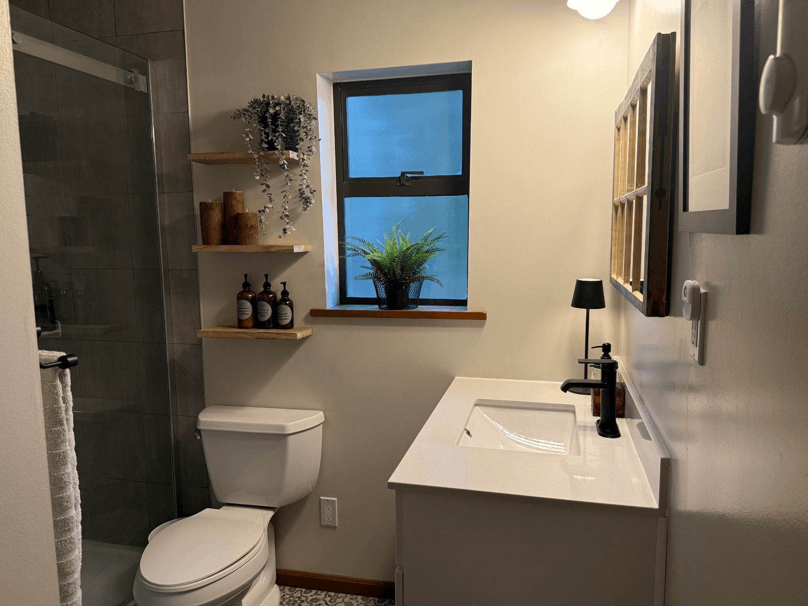 Private guest bathroom, first view